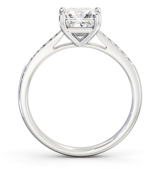 Princess Diamond Traditional 4 Prong Ring Platinum Solitaire ENPR2S_WG_THUMB1 