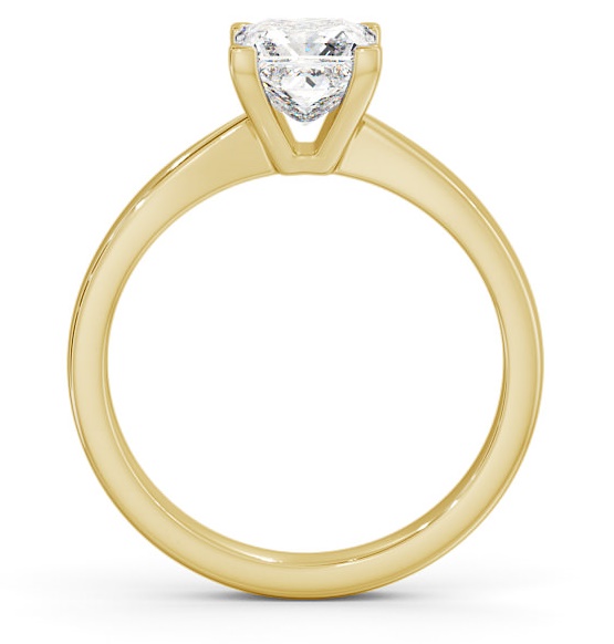 Princess Diamond Elegant Style Ring 9K Yellow Gold Solitaire ENPR31_YG_THUMB1 