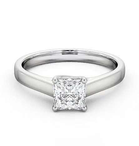 Princess Diamond Trellis Design Engagement Ring Palladium Solitaire ENPR42_WG_THUMB1