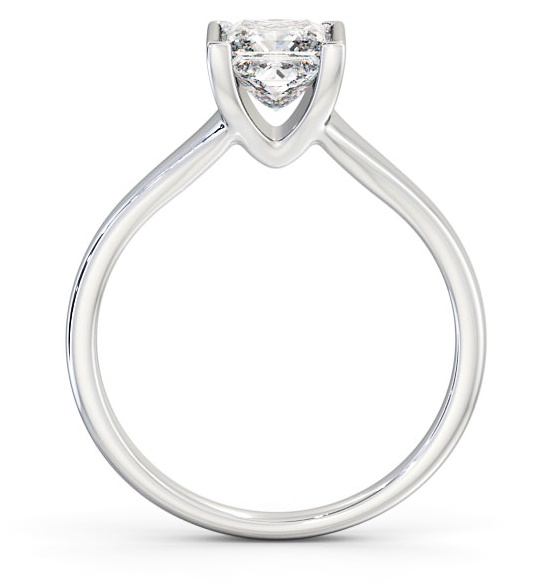 Princess Diamond Tension Set Engagement Ring 18K White Gold Solitaire ENPR49_WG_THUMB1 