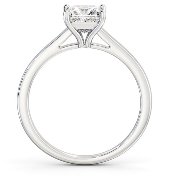 Princess Diamond Tulip Setting Style Ring 9K White Gold Solitaire ENPR52_WG_THUMB1 
