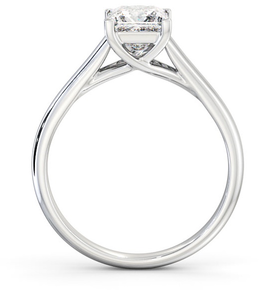 Princess Diamond Trellis Design Engagement Ring 9K White Gold Solitaire ENPR54_WG_THUMB1