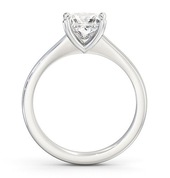 Princess Diamond Elegant Engagement Ring 9K White Gold Solitaire ENPR5_WG_THUMB1