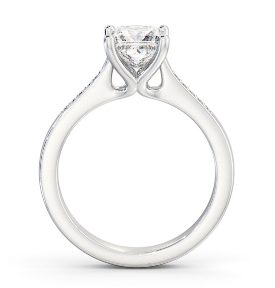 Princess Diamond Elevated Setting Engagement Ring Palladium Solitaire ENPR65S_WG_THUMB1 
