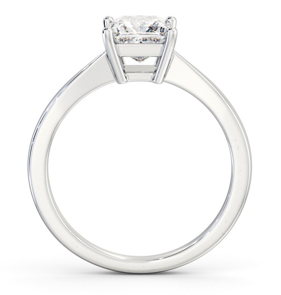 Princess Diamond Box Style Setting Engagement Ring Platinum Solitaire ENPR66_WG_THUMB1