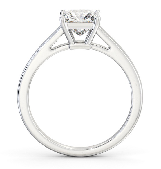 Princess Diamond Box Style Setting Engagement Ring 9K White Gold Solitaire ENPR72_WG_THUMB1