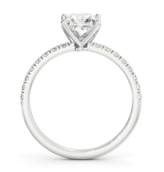 Princess Diamond 4 Prong Engagement Ring Palladium Solitaire ENPR72S_WG_THUMB1 