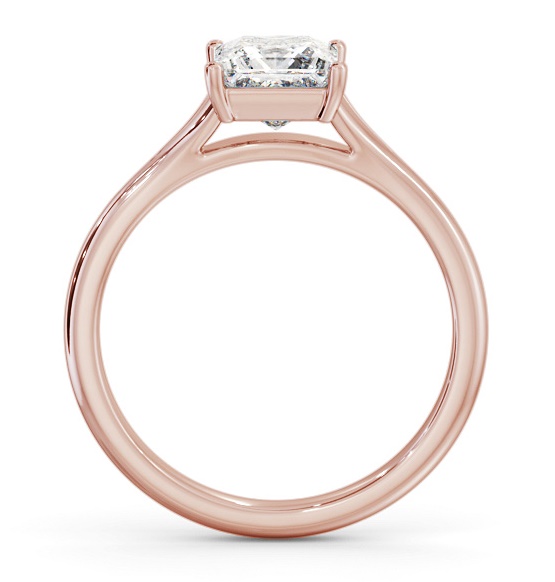 Princess Diamond Floating Head Design Ring 18K Rose Gold Solitaire ENPR80_RG_THUMB1 