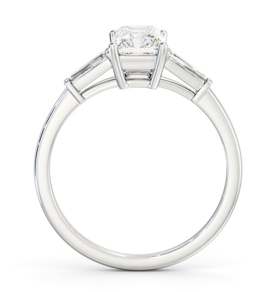 Radiant Ring Palladium Solitaire with Tapered Baguette Side Stones ENRA24S_WG_THUMB1 