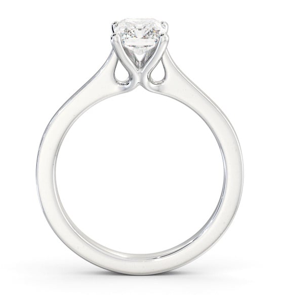 Radiant Diamond Elevated Setting Ring 18K White Gold Solitaire ENRA25_WG_THUMB1 
