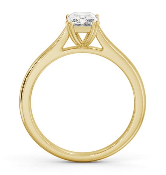 Radiant Diamond 8 Prong Engagement Ring 18K Yellow Gold Solitaire ENRA29_YG_THUMB1 