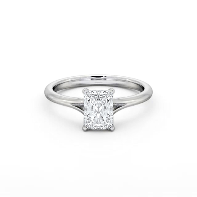 Radiant Diamond Engagement Ring 18K White Gold Solitaire - Tamera ENRA36_WG_HAND