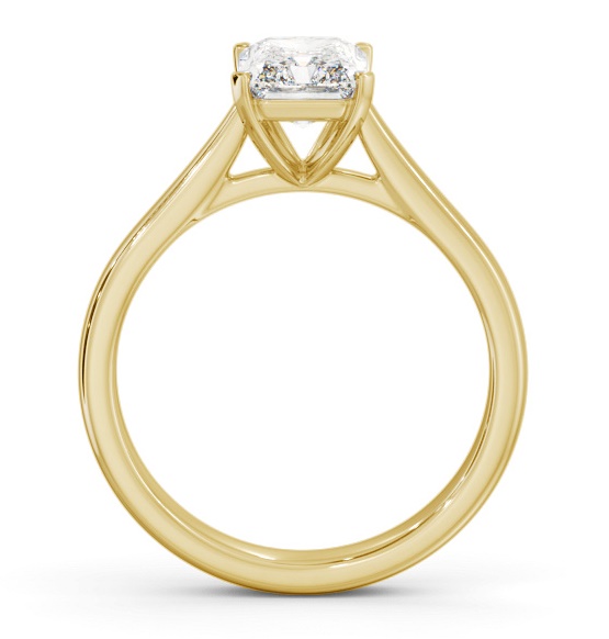 Radiant Diamond Classic 4 Prong Ring 9K Yellow Gold Solitaire ENRA38_YG_THUMB1 