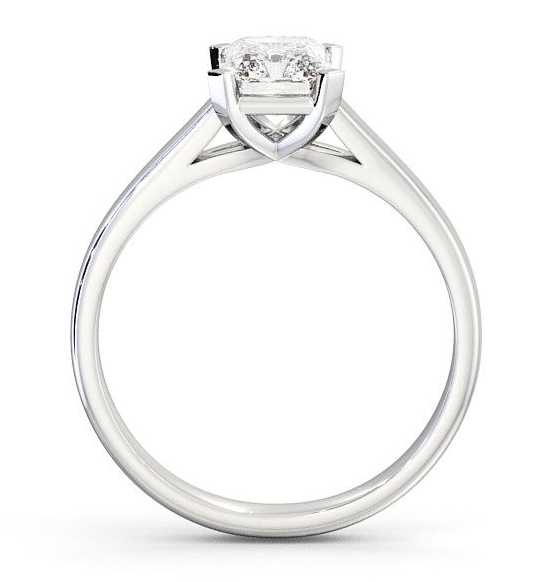 Radiant Diamond Trellis Style Engagement Ring 18K White Gold Solitaire ENRA3_WG_THUMB1