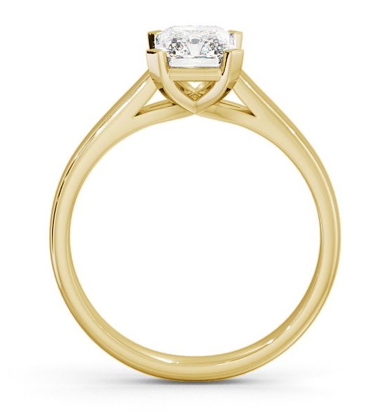 Radiant Diamond Trellis Style Engagement Ring 18K Yellow Gold Solitaire ENRA3_YG_THUMB1