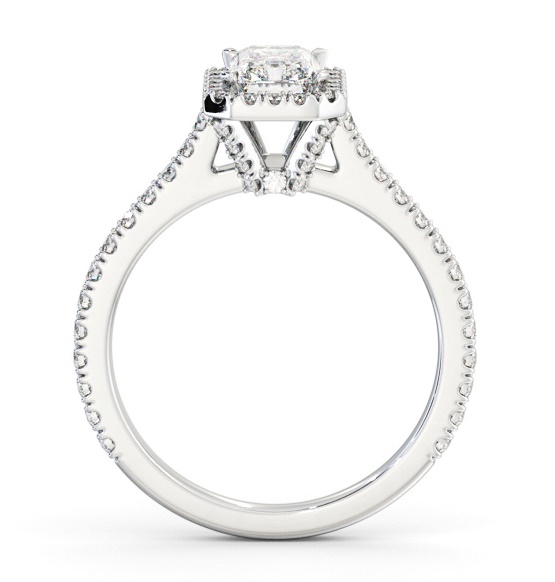 Halo Radiant Ring with Diamond Set Supports Palladium ENRA46_WG_THUMB1 