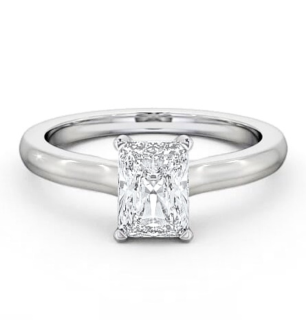 Radiant Diamond Trellis Style Engagement Ring Palladium Solitaire ENRA7_WG_THUMB1