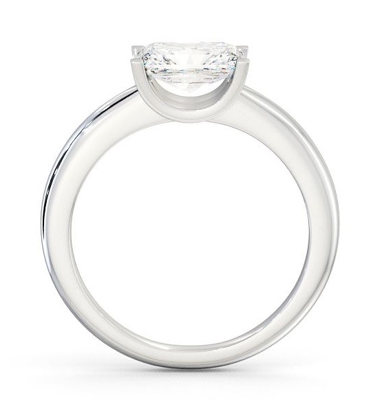 Radiant Diamond East West Design Ring 9K White Gold Solitaire ENRA8_WG_thumb1.jpg 