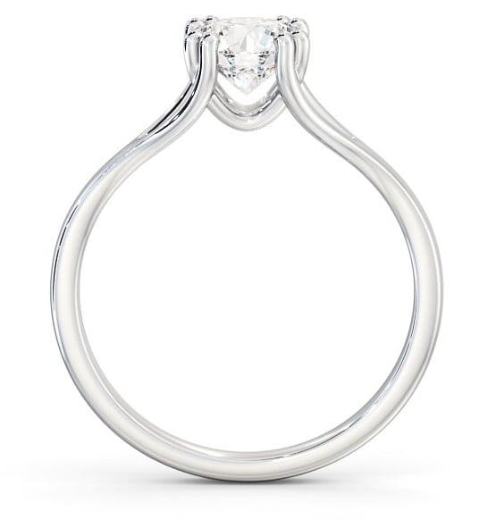 Round Diamond Split Band Engagement Ring 18K White Gold Solitaire ENRD135_WG_THUMB1 