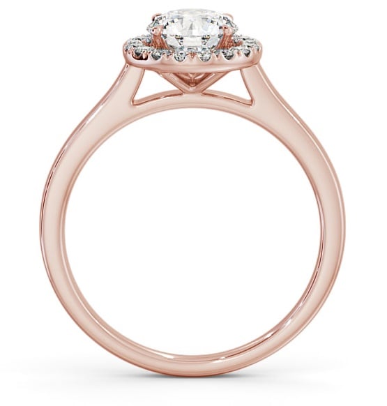 Halo Round Diamond Classic Engagement Ring 18K Rose Gold ENRD155_RG_THUMB1 