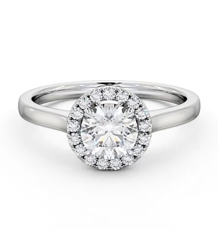 Halo Round Diamond Classic Engagement Ring Palladium ENRD155_WG_THUMB2 