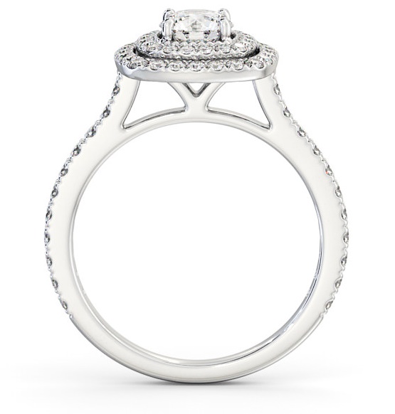 Double Halo Round Diamond Engagement Ring 18K White Gold ENRD160_WG_THUMB1 