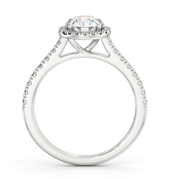 Halo Round Diamond Classic Engagement Ring Palladium ENRD224_WG_THUMB1 