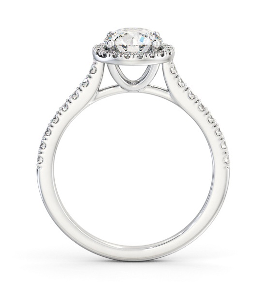 Halo Round Diamond Classic Engagement Ring Palladium ENRD243_WG_THUMB1 
