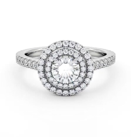 Double Halo Round Diamond Engagement Ring Palladium ENRD247_WG_THUMB2 