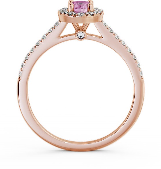 Halo Pink Sapphire and Diamond 0.58ct Ring 9K Rose Gold ENRD54GEM_RG_PS_THUMB1 
