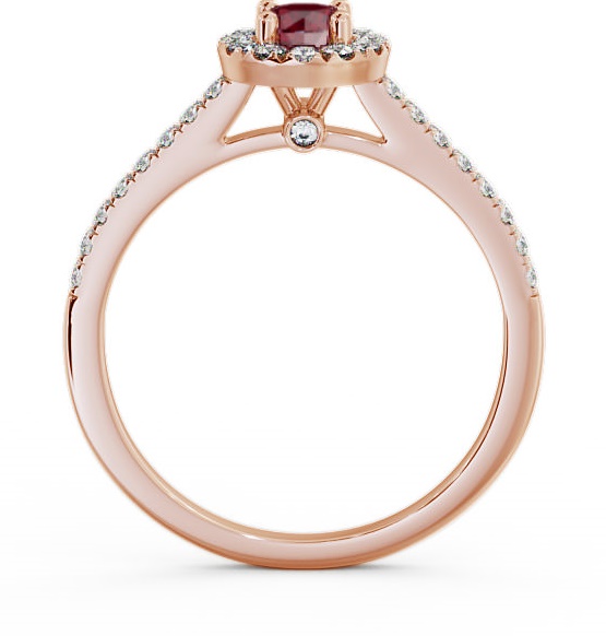 Halo Ruby and Diamond 0.58ct Ring 18K Rose Gold ENRD54GEM_RG_RU_THUMB1 