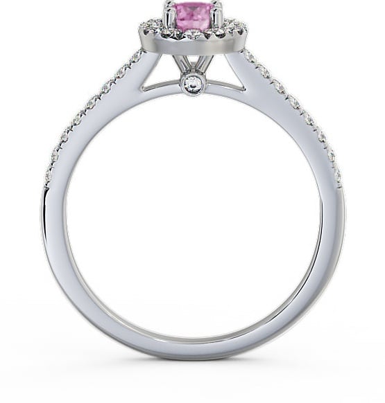 Halo Pink Sapphire and Diamond 0.58ct Ring 18K White Gold ENRD54GEM_WG_PS_THUMB1 