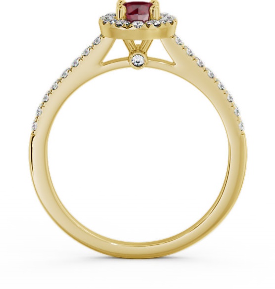 Halo Ruby and Diamond 0.58ct Ring 18K Yellow Gold ENRD54GEM_YG_RU_THUMB1 