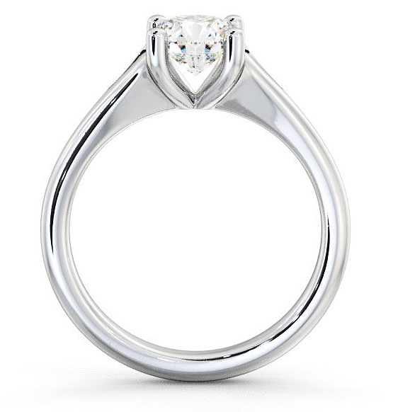 Round Diamond Split Band Engagement Ring Palladium Solitaire ENRD7_WG_THUMB1