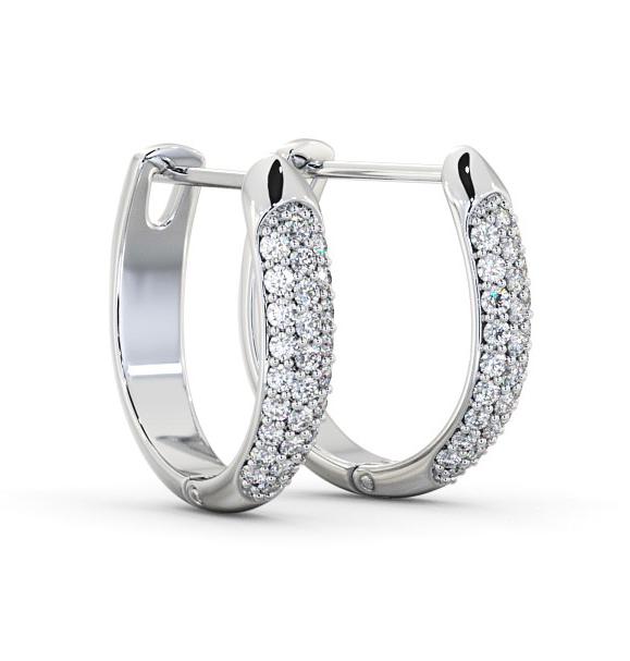 Hoop Round Diamond 0.30ct Earrings 9K White Gold ERG112_WG_THUMB1 