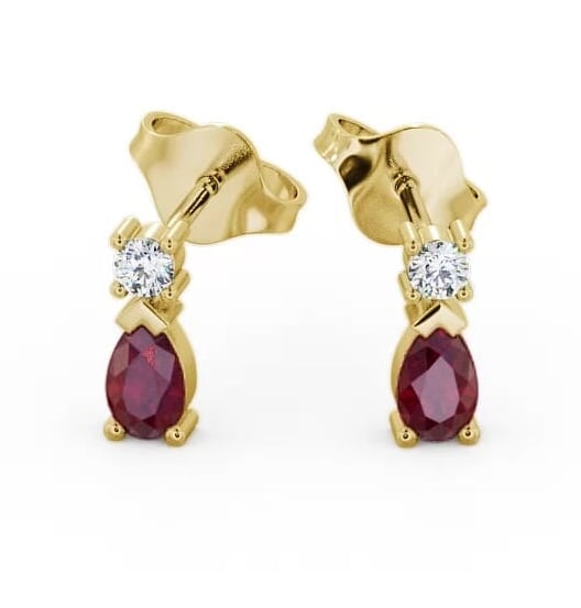 Drop Style Ruby and Diamond 0.72ct Earrings 18K Yellow Gold ERG34GEM_YG_RU_THUMB1.jpg