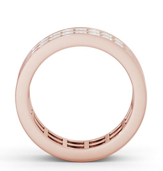 Full Eternity Princess Diamond Double Channel Ring 9K Rose Gold FE10_RG_THUMB1 