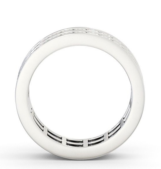 Full Eternity Princess Diamond Double Channel Ring 18K White Gold FE10_WG_THUMB1 