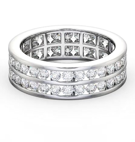Full Eternity Round Diamond Double Channel Ring 18K White Gold FE11_WG_THUMB2 