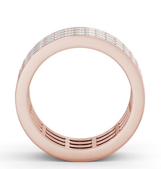 Full Eternity Princess Diamond Treble Channel Ring 9K Rose Gold FE12_RG_THUMB1 