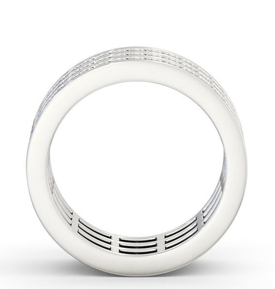 Full Eternity Princess Diamond Treble Channel Ring 18K White Gold FE12_WG_THUMB1 
