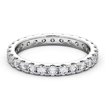 Full Eternity Round Diamond Classic Style Ring 9K White Gold FE14_WG_THUMB2 