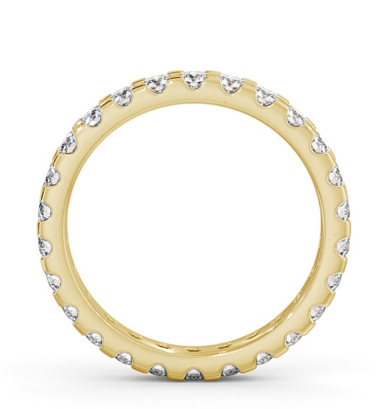 Full Eternity Round Diamond Classic Style Ring 18K Yellow Gold FE14_YG_THUMB1 