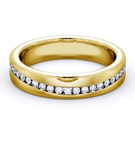 Full Eternity Round Diamond 0.35ct Wedding Ring 18K Yellow Gold FE17_YG_THUMB1