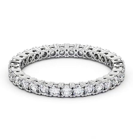 Full Eternity Round Diamond Classic Style Ring Palladium FE1_WG_THUMB1