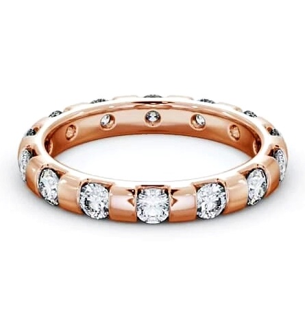 Full Eternity Round Diamond Tension Set Ring 18K Rose Gold FE20_RG_THUMB2 