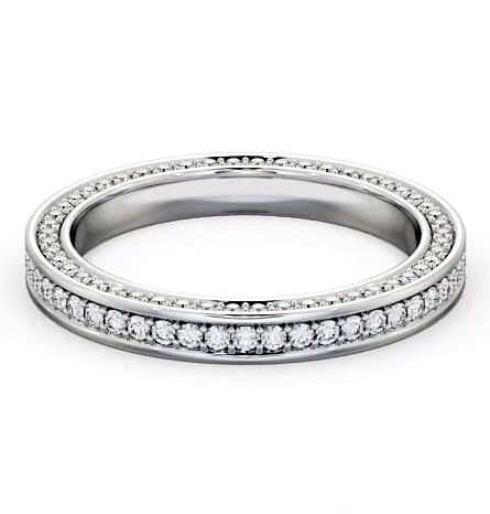 Full Eternity 0.70ct Round Diamond Ring Platinum FE25_WG_THUMB2 