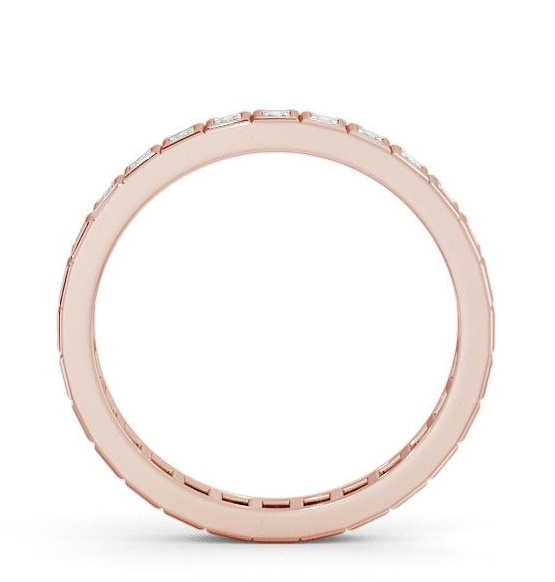 Full Eternity Princess Diamond Unique Bezel Style Ring 9K Rose Gold FE2_RG_THUMB1 