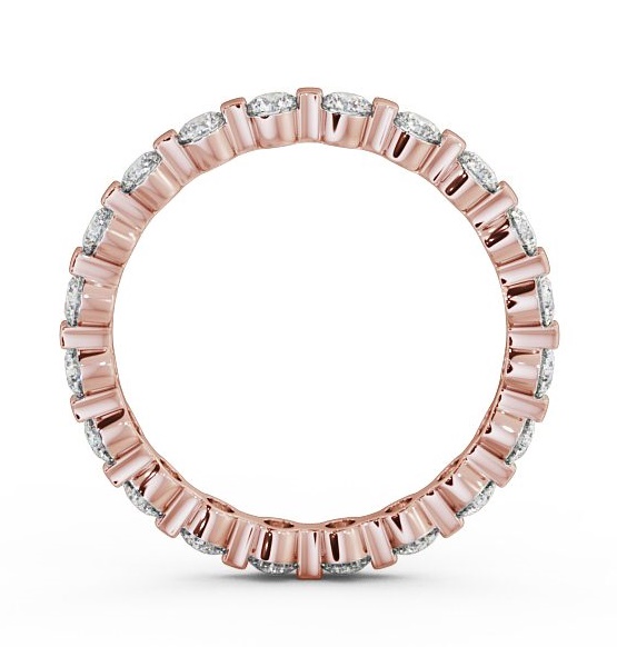 Full Eternity Round Diamond Tension Set Ring 18K Rose Gold FE30_RG_THUMB1 