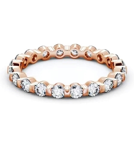Full Eternity Round Diamond Tension Set Ring 18K Rose Gold FE30_RG_THUMB2 